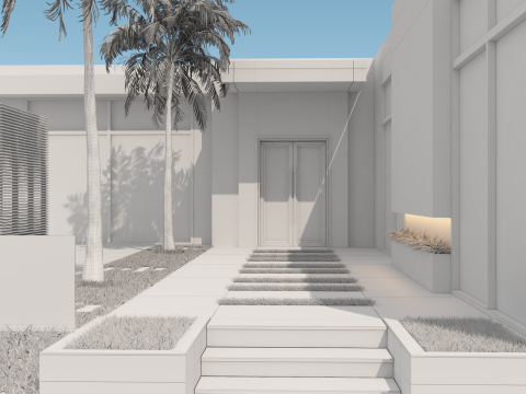 Private resort 3D Модель