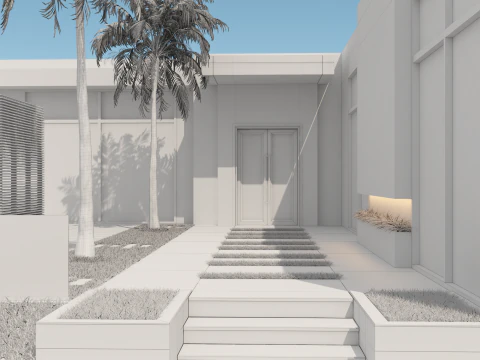 Private resort 3D Model