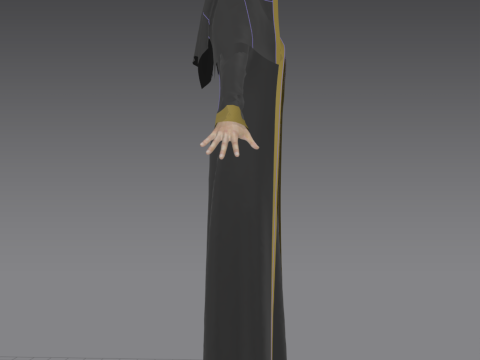 Arabic Abaya 3Dモデル