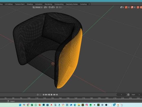 ARMCHAIR Modello 3D