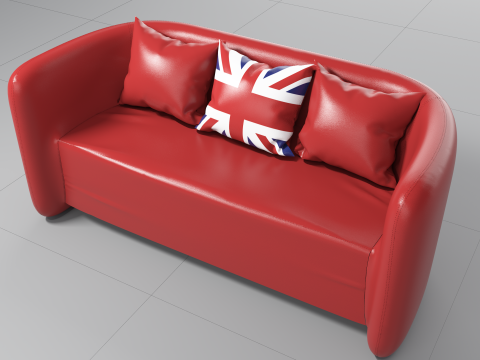 COLORFUL SOFA Modello 3D