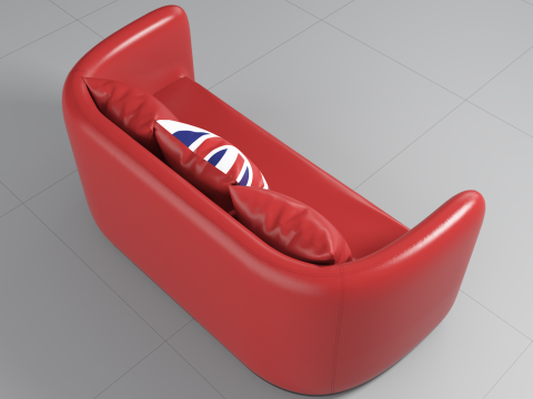 COLORFUL SOFA Modello 3D