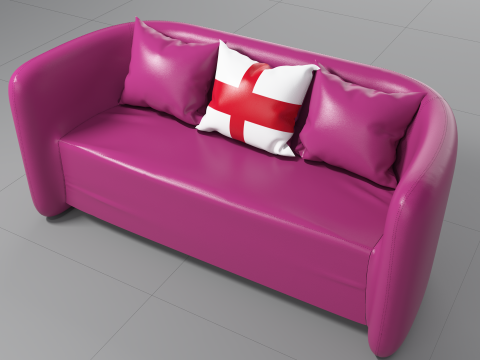 COLORFUL SOFA Modello 3D