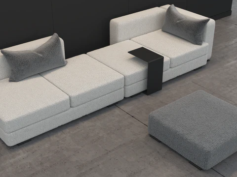 DIVANO ITALIANO Modello 3D