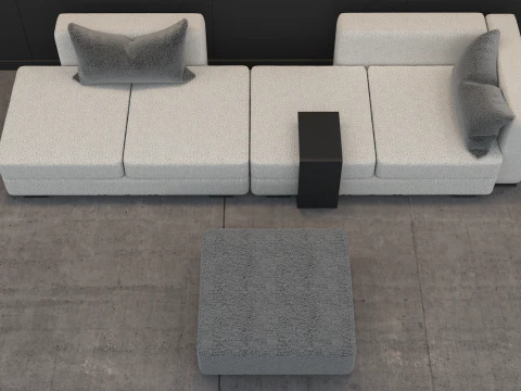 DIVANO ITALIANO Modello 3D