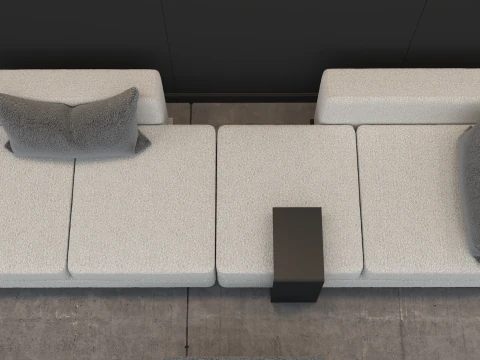 DIVANO ITALIANO Modello 3D