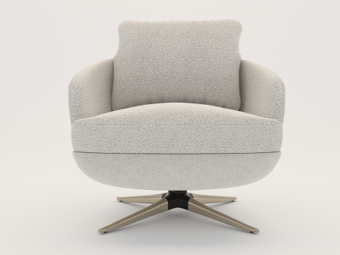 LARGE ARMCHAIR - SWIVEL 3D Model