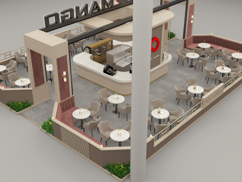 Coffee Shop Design Concept Modelo 3D