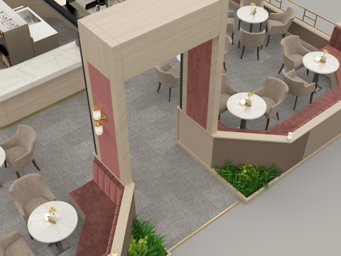 Coffee Shop Design Concept Modelo 3D
