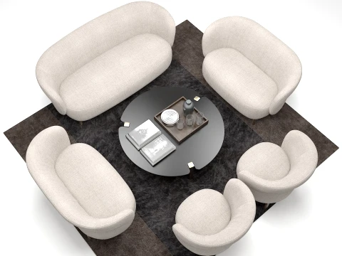 Kori Seating Collection by NOTI 3D Model