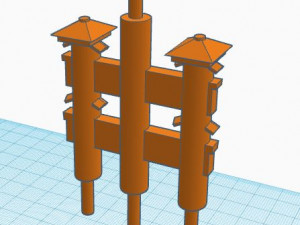 japanese shinto shrine 3D 打印模型