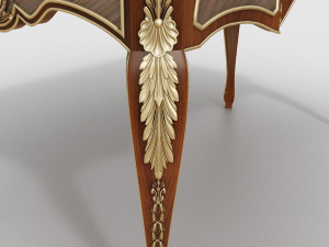 bureau louis xv 3D Model