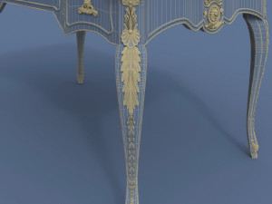 bureau louis xv 3D Model