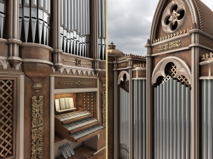 organ gothic 3D 模型