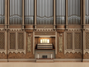organ gothic 3D 模型