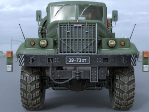 kraz-255 3D Model
