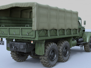 kraz-255 Model 3D