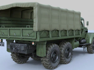 kraz-255 3D Model
