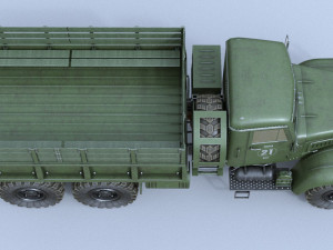 kraz-255 Model 3D