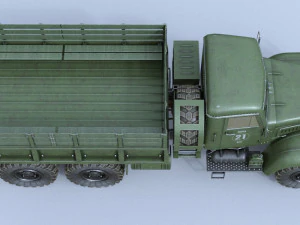 kraz-255 3D Model