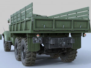 kraz-255 3D Model