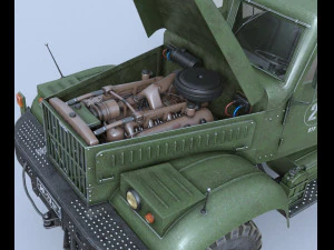 kraz-255 3D Model