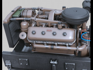 kraz-255 Model 3D