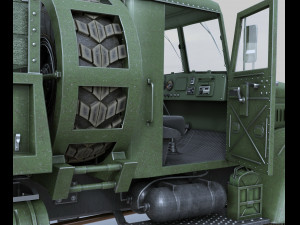 kraz-255 Model 3D