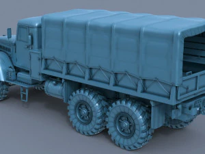 kraz-255 3D Model