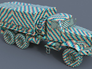 kraz-255 Model 3D