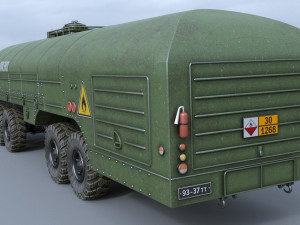 kraz-258b tz-22 3D Модель
