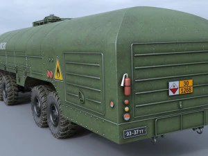 kraz-258b tz-22 3D Model