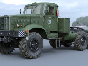 kraz-258b tz-22 3D Model