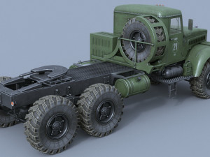 kraz-258b tz-22 3D Модель
