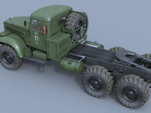 kraz-258b tz-22 3D Модель