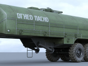 kraz-258b tz-22 3D Модель