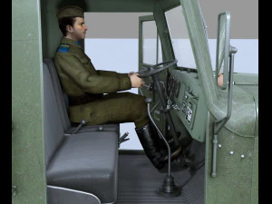 kraz-258b tz-22 3D Model