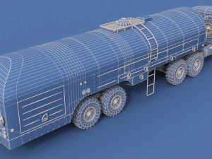 kraz-258b tz-22 3D Model