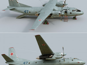 antonov an-26 3D Model