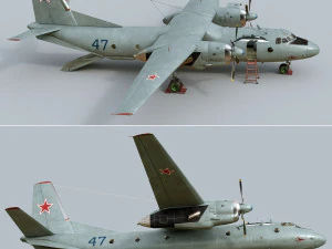 안토노프 an-26 3D 모델
