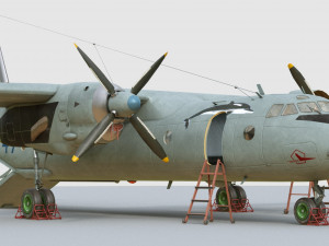 antonov an-26 Modèle 3D