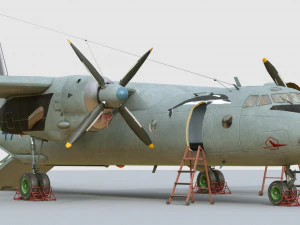 antonov an-26 3D Model