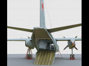 antonov an-26 3D Model