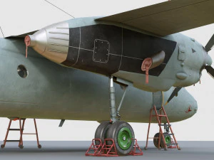 antonov an-26 3D Model