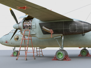 antonov an-26 Modèle 3D