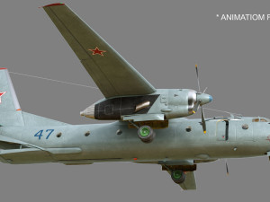 antonov an-26 Modèle 3D