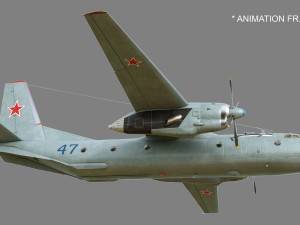 antonov an-26 Modèle 3D