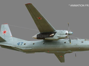 antonov an-26 3D Model