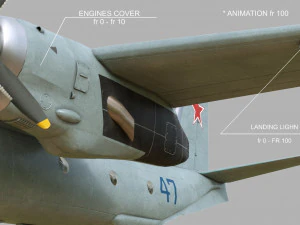 antonov an-26 3D Model