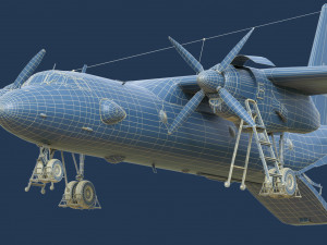 antonov an-26 Modèle 3D